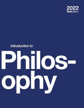 portada Introduction to Philosophy (paperback, b&w) (en Inglés)