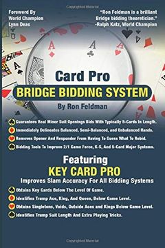 portada Card pro Bridge Bidding System: Paperback (in English)