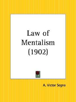 portada law of mentalism (en Inglés)