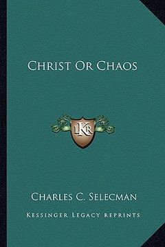 portada christ or chaos (en Inglés)