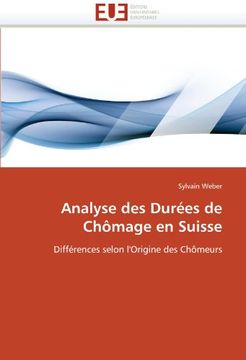 portada Analyse Des Durees de Chomage En Suisse