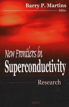 portada new frontiers in superconductivity research (en Inglés)