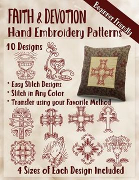 portada Faith and Devotion Hand Embroidery Patterns (en Inglés)