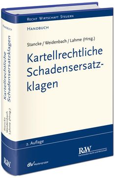 portada Kartellrechtliche Schadensersatzklagen (Recht Wirtschaft Steuern - Handbuch) (en Alemán)