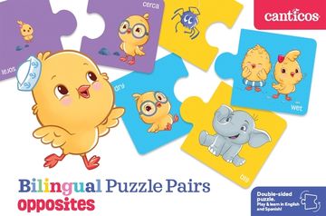 portada Bilingual Puzzle Pairs: Opposites (en Inglés)