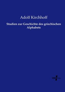portada Studien zur Geschichte des griechischen Alphabets