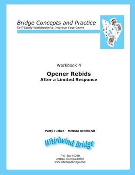 portada Opener Rebids After a Limited Response: Bridge Concepts and Practice (en Inglés)