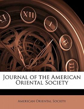 portada journal of the american oriental society