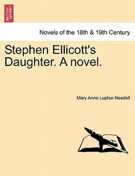 portada stephen ellicott's daughter. a novel. (en Inglés)