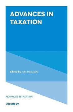 portada Advances in Taxation: 29 (in English)