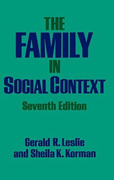 portada The Family in Social Context (en Inglés)