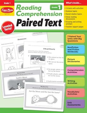 portada Reading Comprehension: Paired Text, Grade 1 Teacher Resource (en Inglés)