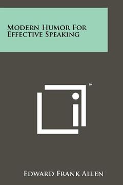 portada modern humor for effective speaking (en Inglés)