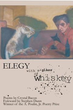 portada elegy with a glass of whiskey (en Inglés)