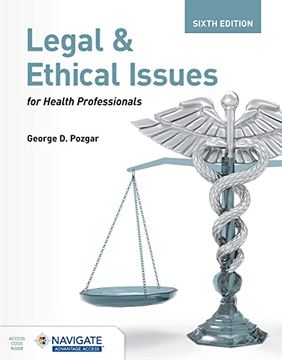 portada Legal and Ethical Issues for Health Professionals (en Inglés)