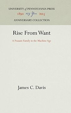 portada Rise From Want: Peasant Family in the Machine age (in English)