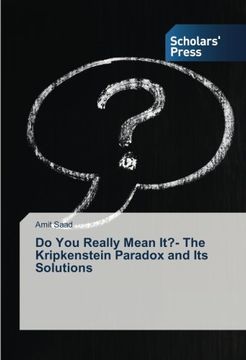 portada Do You Really Mean It?- The Kripkenstein Paradox and Its Solutions