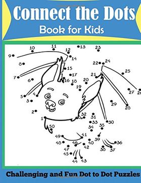 portada Connect the Dots Book for Kids: Challenging and Fun Dot to Dot Puzzles