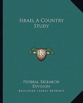 portada israel a country study (in English)