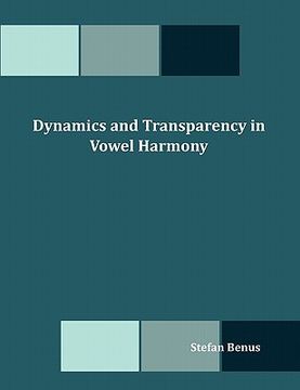 portada dynamics and transparency in vowel harmony (in English)