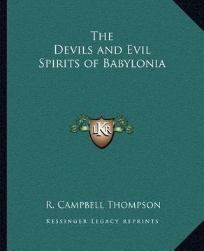 portada the devils and evil spirits of babylonia (in English)