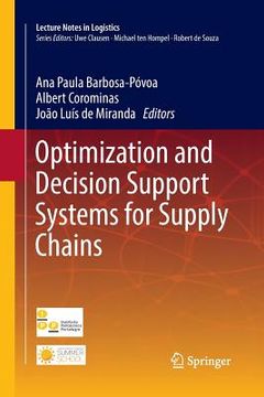 portada Optimization and Decision Support Systems for Supply Chains (en Inglés)