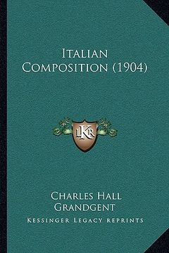 portada italian composition (1904) (en Inglés)