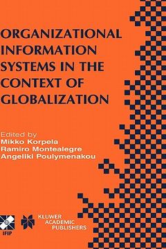 portada organizational information systems in the context of globalization (en Inglés)