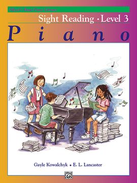 portada Alfred's Basic Piano Library Sight Reading, Bk 3 (en Inglés)