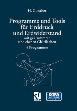 portada Programme Und Tools Für Erddruck Und Erdwiderstand Mit Gekrümmten Und Ebenen Gleitflächen: 6 Programme (en Alemán)