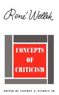 portada Concepts of Criticism (en Inglés)