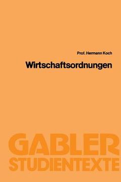 portada Wirtschaftsordnungen (in German)