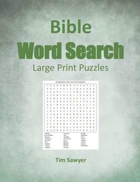 portada Bible Word Search: Large Print Puzzles (en Inglés)