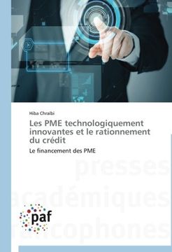portada Les Pme Technologiquement Innovantes Et Le Rationnement Du Credit