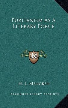 portada puritanism as a literary force (en Inglés)