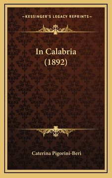 portada In Calabria (1892) (en Italiano)