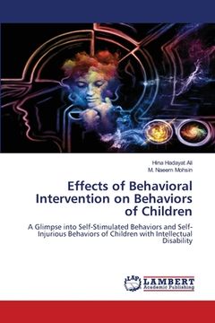 portada Effects of Behavioral Intervention on Behaviors of Children (en Inglés)