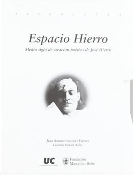 portada Espacio Hierro: Medio Siglo de Creación Poética de José Hierro (Analectas) (in Spanish)