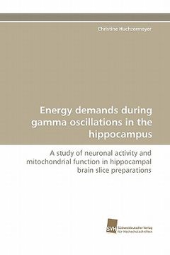 portada energy demands during gamma oscillations in the hippocampus (en Inglés)