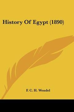 portada history of egypt (1890) (en Inglés)