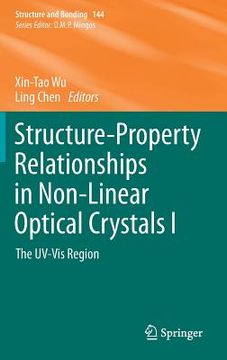 portada structure-property relationships in non-linear optical crystals i (en Inglés)
