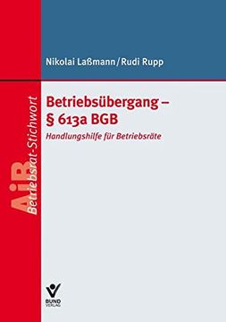 portada Betriebsübergang - § 613A Bgb: Handlungsanleitung für Betriebsräte (Aib Stichwort) (en Alemán)