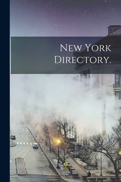 portada New York Directory. (en Inglés)