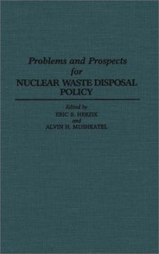 portada problems and prospects for nuclear waste disposal policy (en Inglés)