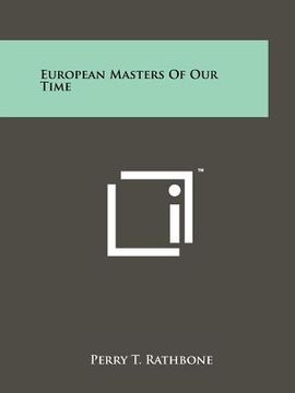 portada european masters of our time (en Inglés)