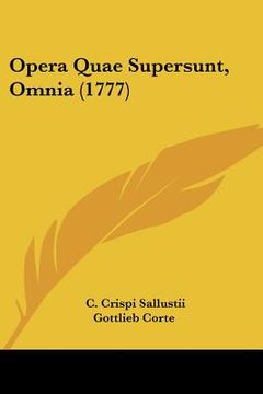 portada opera quae supersunt, omnia (1777) (en Inglés)