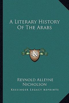 portada a literary history of the arabs (in English)