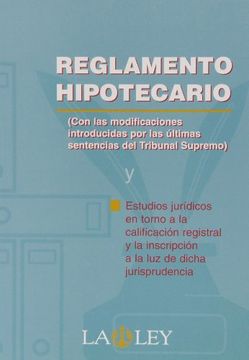 portada Reglamento hipotecario