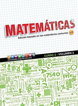 portada Glencoe Math, Course 2, Volume 2, Spanish Student Edition (in Spanish)