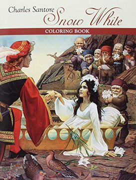 portada Charles Santore Snow White Coloring Book Cb178 (in English)